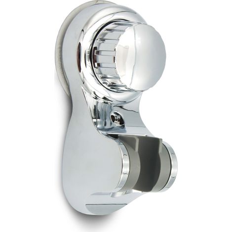 Handbrausenhalter Chrom mit Saugnapf einfach abnehmbar "Hidra"