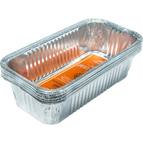 Lot de 5 Bols en Aluminium pour Récupérateur de Graisse Timberline Accessoire Barbecue Résistant Chaleur