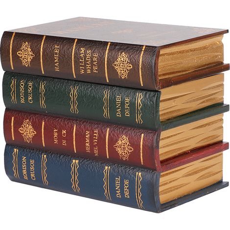 Boîte de Rangement Vintage en Forme de Livre pour Bijoux - Décoration et Organisation (Grand Format) (1/5)