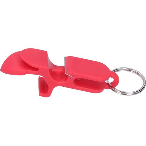 Flaschenöffner im Taschenformat für den Schlüsselanhänger, geeignet für Bier und Dosen – praktisches Party-Accessoire (1/5)