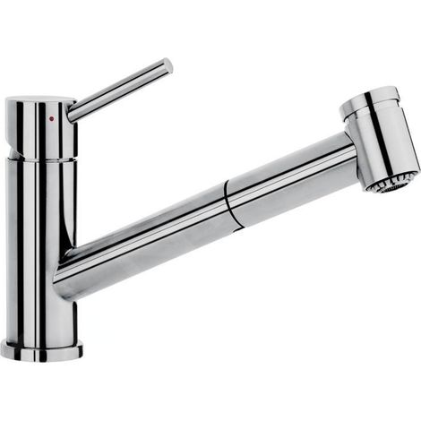 Robinet de cuisine VB Como Switch 45x265mm en acier inoxydable massif poli (1/5)