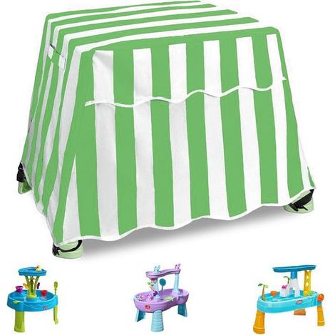 Housse de protection résistante aux intempéries pour table de jeux d'extérieur pour enfants, housse de protection robuste,Vert (1/5)