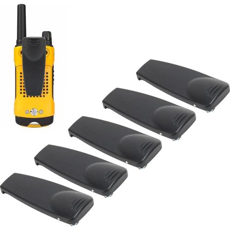 5 pièces Clip Ceinture Radio Polyvalent Portatif pour Motorola GP2000 GP88S GP328 GP338 - Accessoire de Remplacement Talkie-Walkie (1/5)