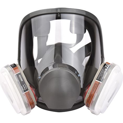 Masque de protection respiratoire réutilisable 16 en 1 contre les vapeurs organiques, idéal pour les travaux de peinture, de polissage et de soudage. (1/5)