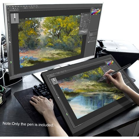 Stylet numérique sans pile avec 8192 niveaux de pression et 20 pointes pour BT-16HDT