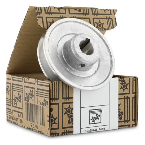 Abac – Poulie moteur compresseur 90 mm – Alésage 19 mm – Pièce de rechange Atlas Copco – Pour compresseur à piston