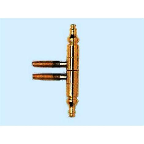 Cerniera Anuba barocco - Finitura bronzata -  mm. 9 Conf. 100 Pz