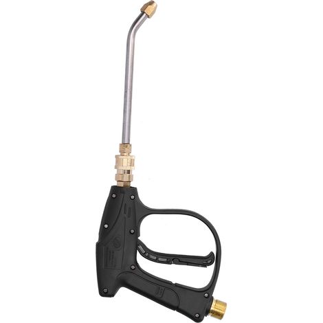Pistolet de nettoyage haute pression 3000 psi avec buse coudée pour raccord d'entrée fileté M22 (1/5)