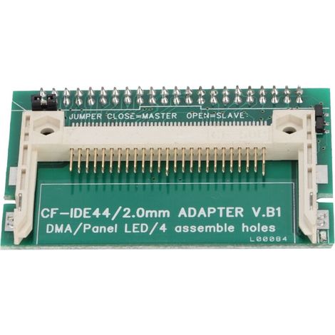 Adaptateur CF Card vers Connecteur Femelle IDE 44 Broches 2,5" pour Disque Dur - Compatible Linux, DOS, Windows (1/4)