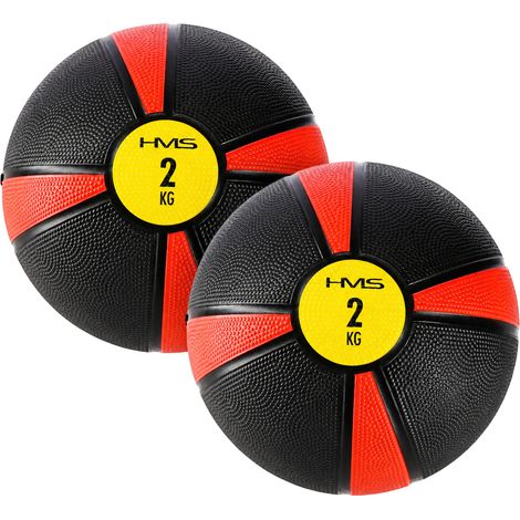 Medicine Ball 2 kg - Non-Slip, Durable Fitness Tool, 2-Pack (1/2)