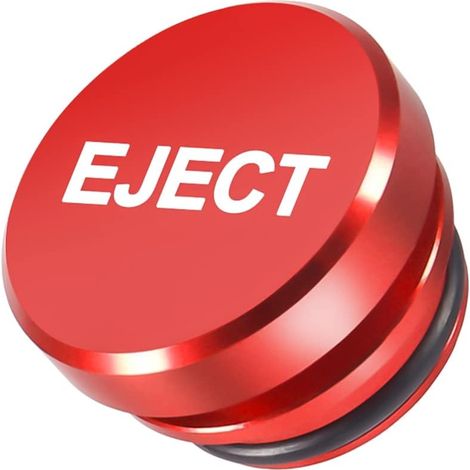 Cache-prise allume-cigare pour voiture, étanche à la poussière et à l'eau, universel pour la plupart des véhicules (Rouge - Éjection) (1/5)