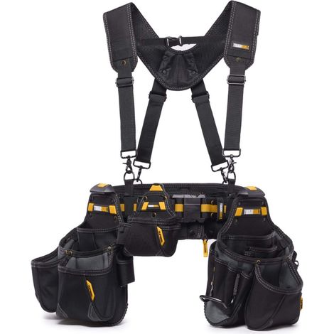 Toughbuilt ClipTech Tool Belt Braces Pro Contractor Roofer Pouches TB-CT-101-5P (1/3)