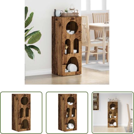vidaXL Altholz - Sideboard Altholz 40 x 35 x 100,5 cm Holzwerkstoff (1/5)