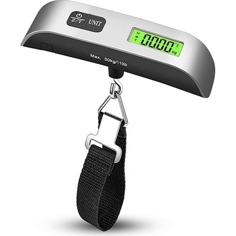 HONORNIC - Balance numérique portable pour bagages - Pesage de valises, 50 kg (1/5)