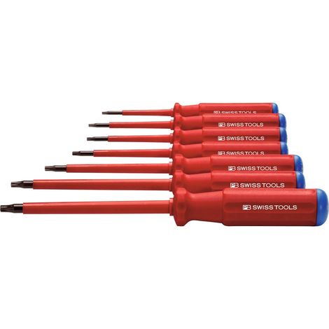PB Swiss Tools Schraubendreher-Satz, für TX, vollisoliert, 7-teilig (1/2)