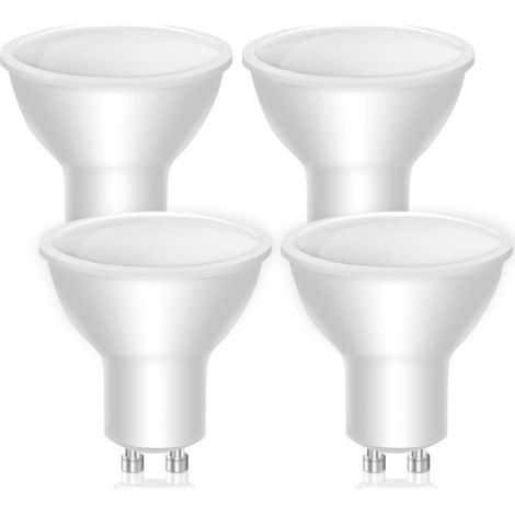 GU10 LED-Lampen, Entspricht einer 40 W Halogen-Spotlampe, 5 W 400 lm Energiesparlampen, Warmweiß, 120° Abstrahlwinkel, 4er-Pack (1/5)