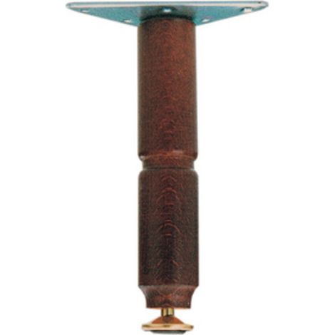 PIEDINO LEGNO COMPL.X MOB.CM.15 NOCE. Prezzo per 1 pezzo.