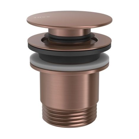 Bonde de vidage Click‑clack Simple‑rapid pour lavabo Volcanic - TRES 24284001VO