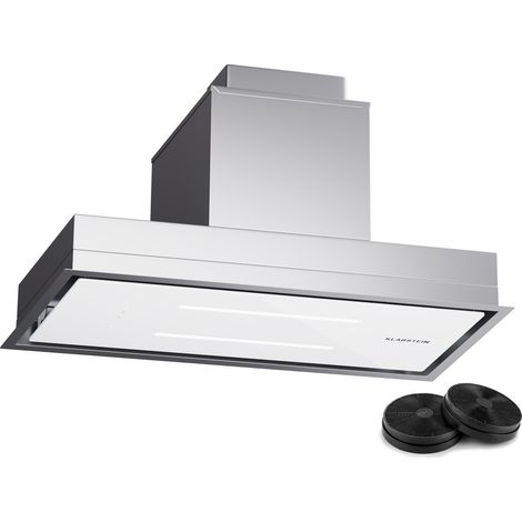 Klarstein – Hotte de plafond silencieuse 436 m³/h – Éclairage LED 9 couleurs – Filtre à charbon actif – Commande tactile et télécommande (1/5)