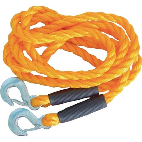 Cuerda  de  remolque  auto  2500kg  monofilamento  gancho/gancho  L.400cm  D.18mm  -  10293