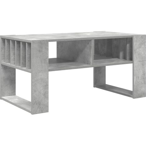 Maison Exclusive - Tavolino da salotto Grigio cemento 92 x 49,5 x 45 cm
