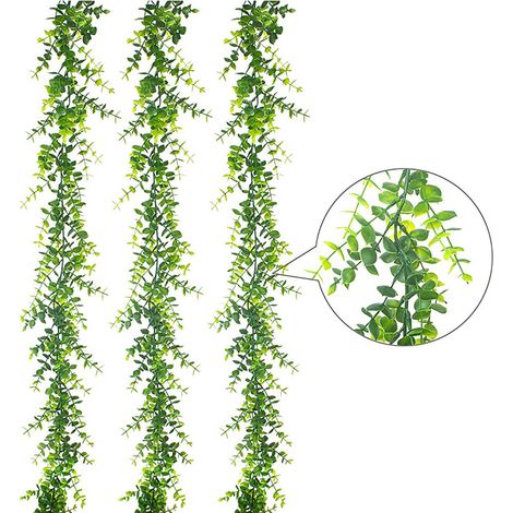 Guirlande Eucalyptus Artificielle - 1,8 Mètre - Décoration Murale et Événementielle - Sans Entretien - 1 Pièce (1/5)