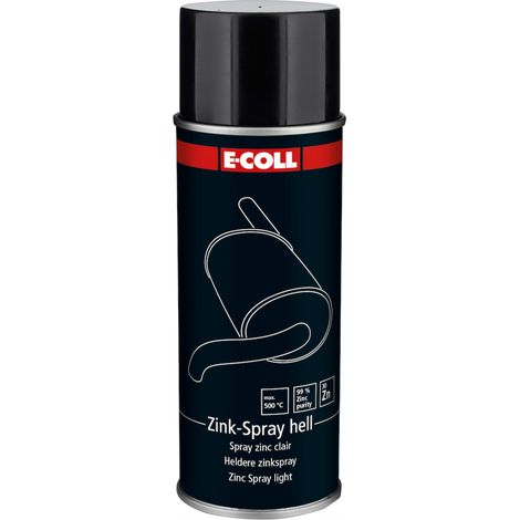 E-COLL Zink-Spray hell 400ml silbergrau (1/4)