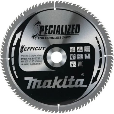 Makita B-67321 Efficut Lama per troncatrice 305x30 mm per legno