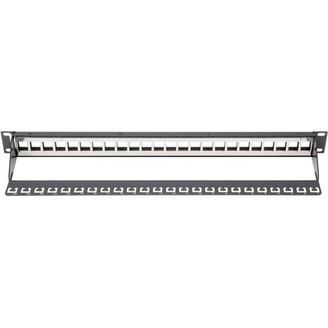 Panneau de brassage 24 ports DN-91411 non équipé 1 UH W966391 (1/5)
