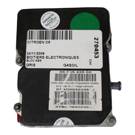 Unite Hydraulique Abs CITROEN C5 [PRODUIT D'OCCASION]♻️80c5II38pv2 (1/4)