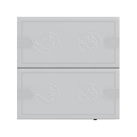 Gira KNX Tastsensor 4 Komf. 2f TS4 anthr. 5002028 (1/5)