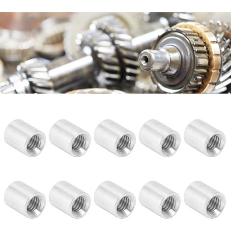 Zehn Gewindestützsäulen aus Aluminiumlegierung M40,7 mm 3501-0006-0080, Länge 8 mm. (1/5)