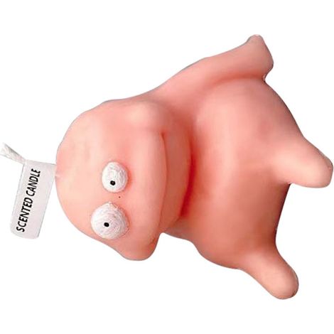 Tonkerze in Männchenform, Duftkerze mit Cartoon-Motiv, lustige, skurrile und niedliche Souvenirkerze, groß (1/5)