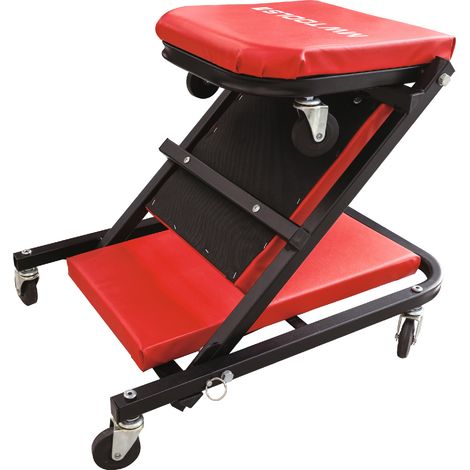 Chariot de visite mécanicien pliable robuste confortable et roues antichoc - capacité de charge 150kg MW Tools MTB3D2 (1/2)