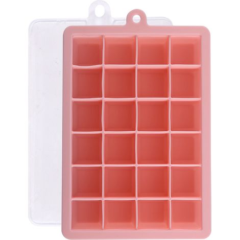 Poche de glace artisanale en silicone PP, forme originale pour réfrigérateur/congélateur, 24 compartiments. - AquaForge (1/5)