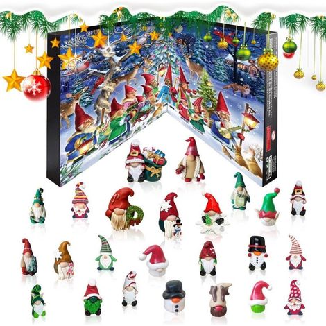 Boîtes surprises de Noël, Boîtes surprises naines, Décorations 3D en boîte surprise, Décorations pour la maison et le jardin, Objets plats -- Boîtes surprises naines de Noël --