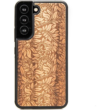 Coque en bois motif feuilles de pommier pour Samsung Galaxy S22 (1/3)