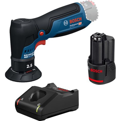 Bosch Akku-Exzenterschleifer GEX 12V-77 / 1x 2,0 Ah + Ladegerät GAL 12V-40 - 06019L2100-2 (1/5)