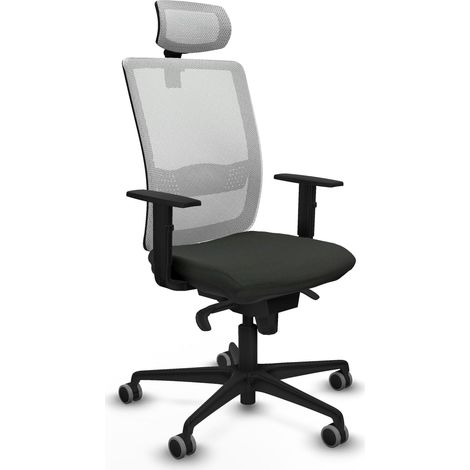 Silla piqueras y crespo Haches negro espuma alta densidad (1/2)
