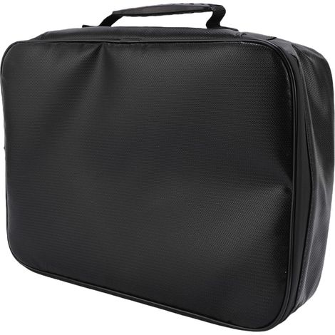 Fireproof Document Box with Lock, 36x28x9cm, Safe for Storing Travel Documents, Important Items, Passports, and Money at Home (1/5)