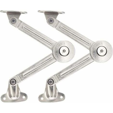 Set of 2 soft-close hinges for lift-up kitchen cupboard doors (1/4)