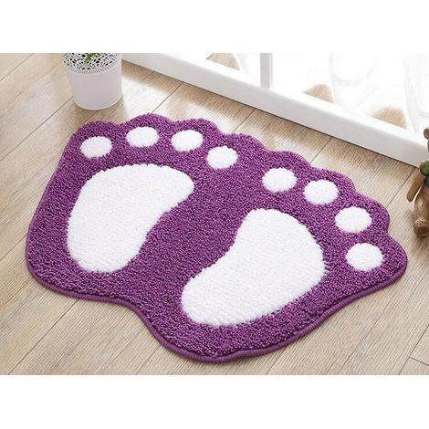 Non-Slip Bathroom Mat - Water Absorbent - Microfiber Bath Mat - for Doormats - Bathtub, Shower (1/5)