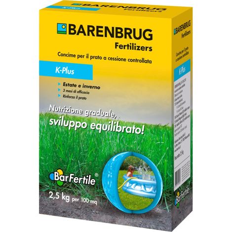 Barfertile K-Plus 2,5 kg – Concime Potassico per Piante e Prato Barenbrug
