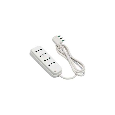 MULTIPRESA 4 POSTI BIPASSO LINEA RETAIL- - bianca 47400 - 2 pezzi FANTON