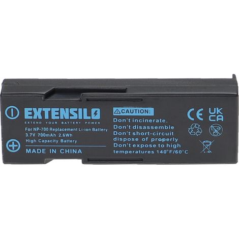 EXTENSILO Akku Ersatz für Sanyo DB-L30 für Kamera (700 mAh, 3,7 V, Li-Ion) (1/3)