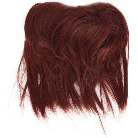 Fausse queue de cheval, style européen et américain, élastique, chignon, effet naturel et volumineux, tresse queue de cheval en fibre synthétique multicolore, Q17-33 (1/5)