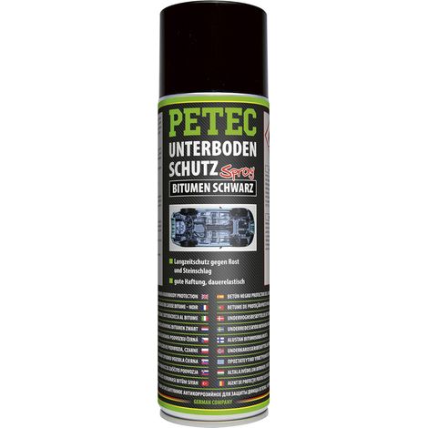 Petec Unterbodenschutz Bitumen Spray 500 ml schwarz (1/2)
