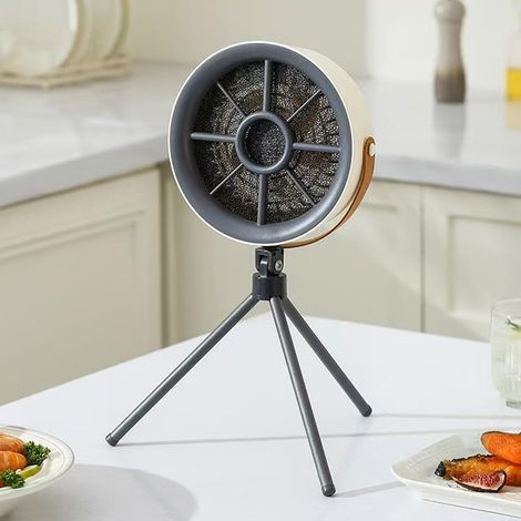 Petit ventilateur rechargeable machine à fumer, capuchon portable de cuisine à domicile, machine à fumer barbecue de camping en plein air avec 3 modes. (1/5)