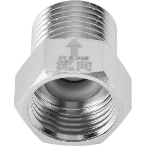 Clapet anti-retour pour robinet de lavabo, WC, salle de bain, adaptateur de clapet anti-retour en laiton pour lave-vaisselle domestique G1/2 (1/5)