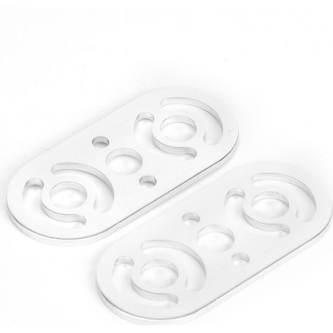 Plaque De Support Réglable - Métal 59x27x2mm - Pour Robotique Tetrix Et Pitsco - Lot De 2 Pièces (1/5)